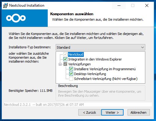 Nextcloud установка и настройка windows